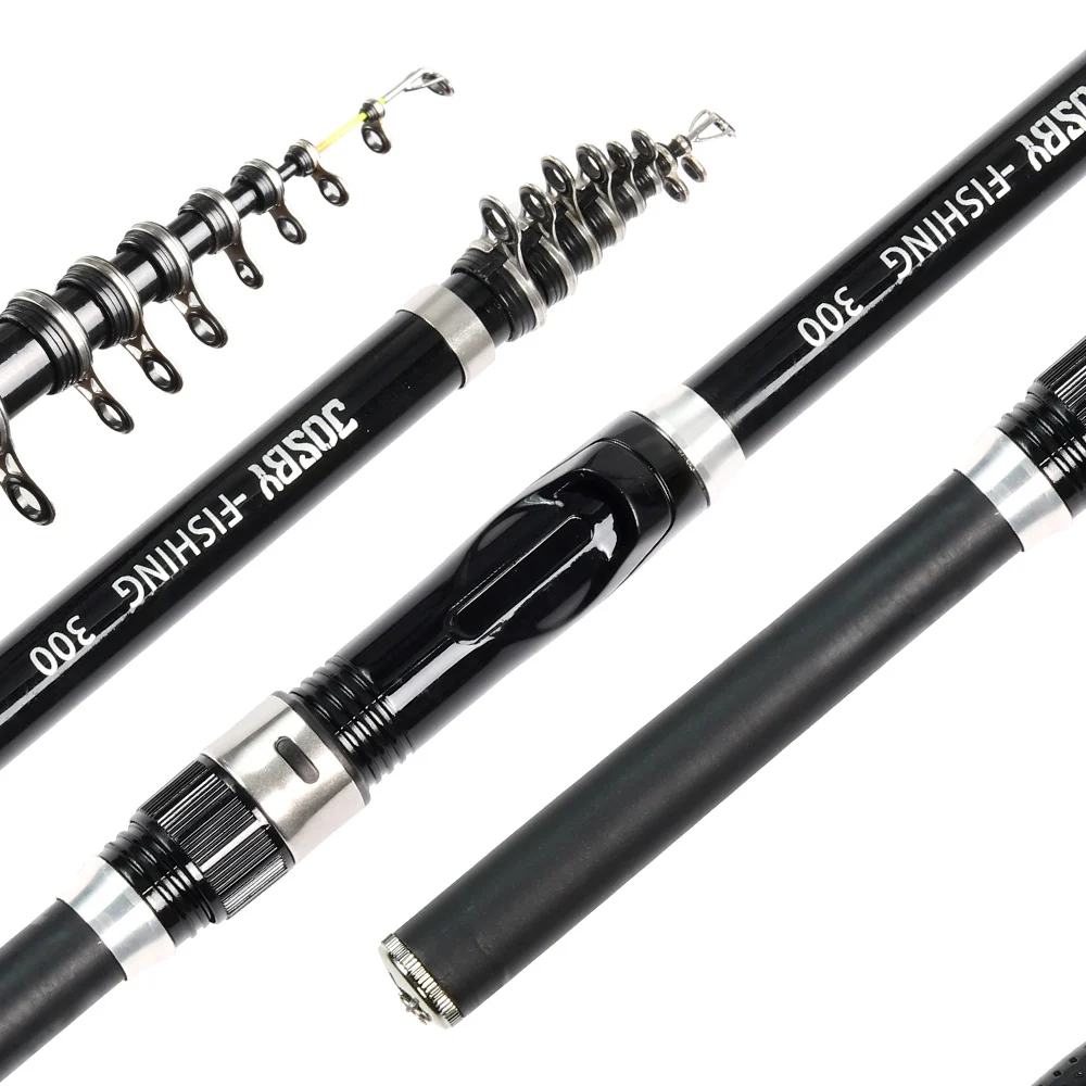 JOSBYMiniSpinningFishingRodTelescopicFRPFeederUltralight