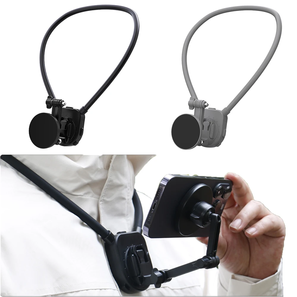 

Силиконовое магнитное крепление на шею, быстросъемный держатель для Iphone 15 14 13 12 11 10, аксессуары для телефонов SAMSUNG HUAWEI XIAOMI