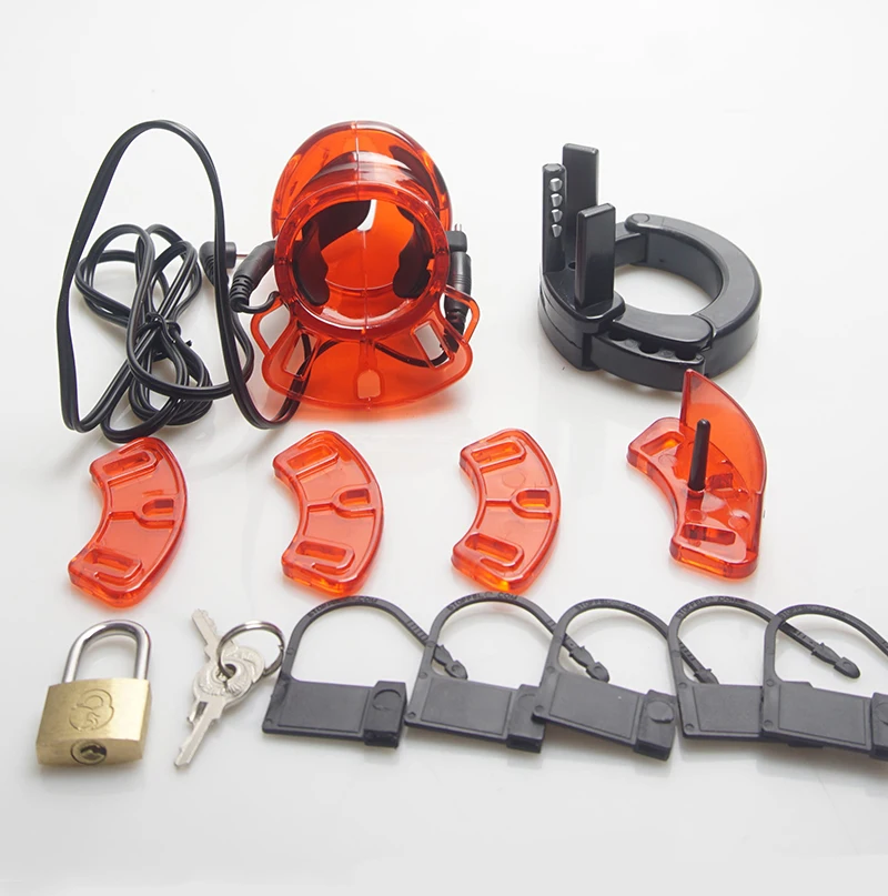 Electro Sex Toys Electric Penis Ring E-stim Toys for Men BDSM Electro Shocker Shock Chastity Cock Cage