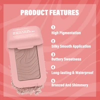 Yanerain-Crème bronzante imperméable pour femme, maquillage soyeux et scintillant, fard à joues monochrome, cosmétiques coréens pour le visage, poupée Genteel Girl Nude 4