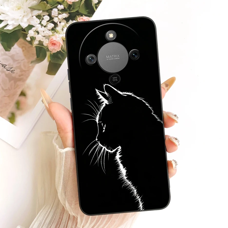 Cool Cat Painted Soft Silicone Case - Stylish Protection