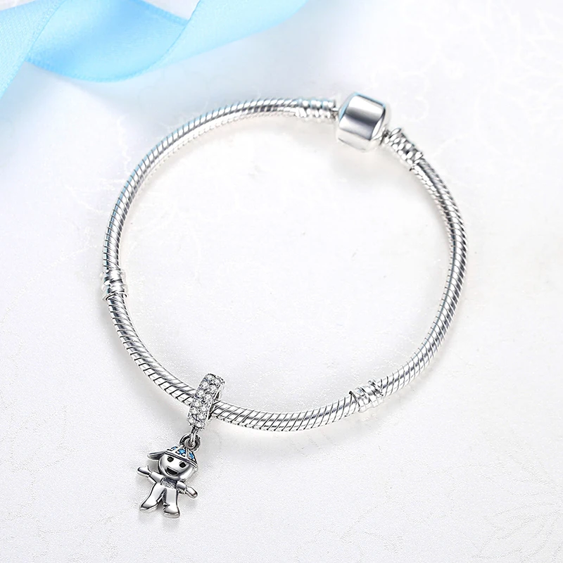 925 Sterling Silver Charms Fit Brand Bracelets Necklaces Women DIY Jewelry