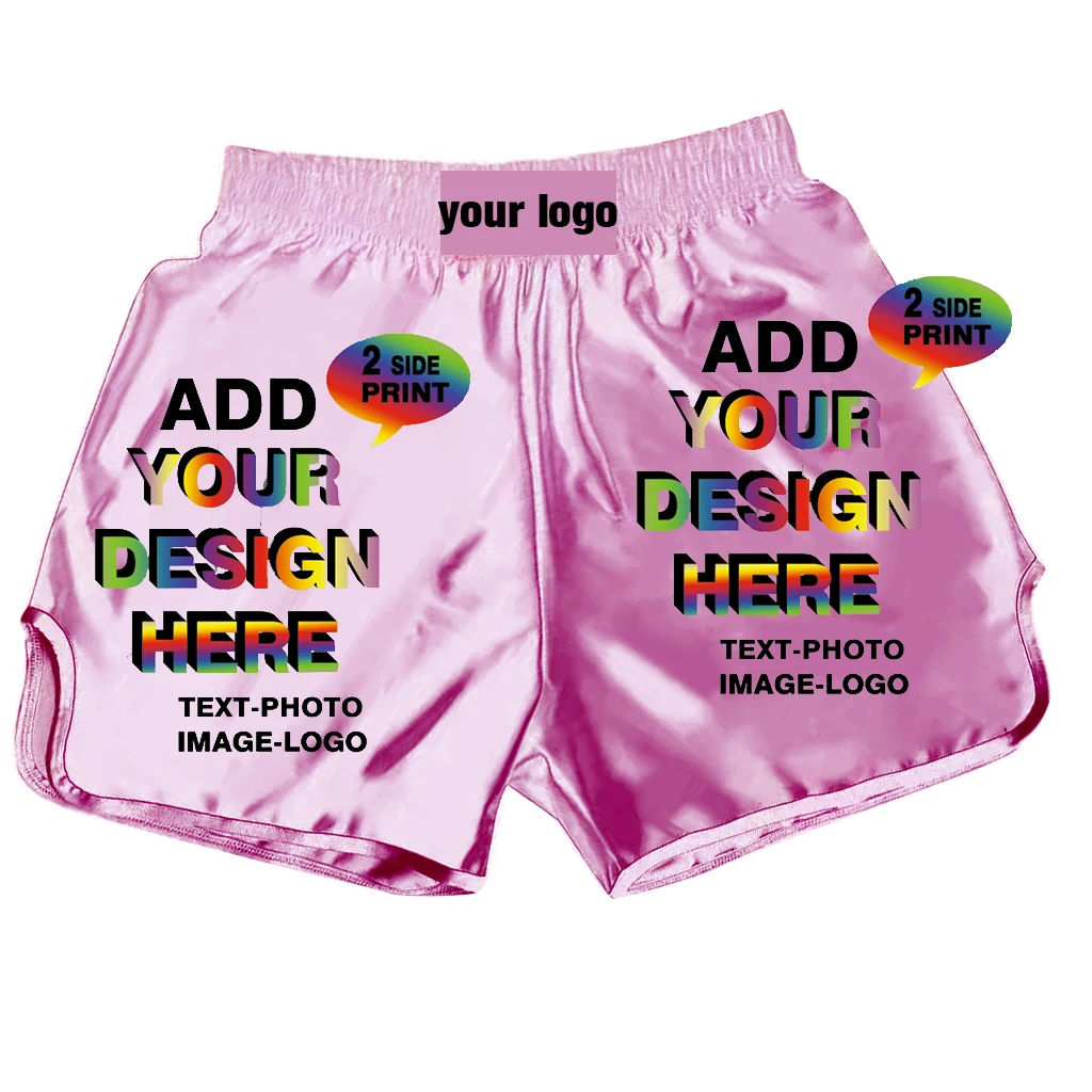 Muay Thai boxing shorts mixed martial arts combat uniforms children and adults add personalized pictures