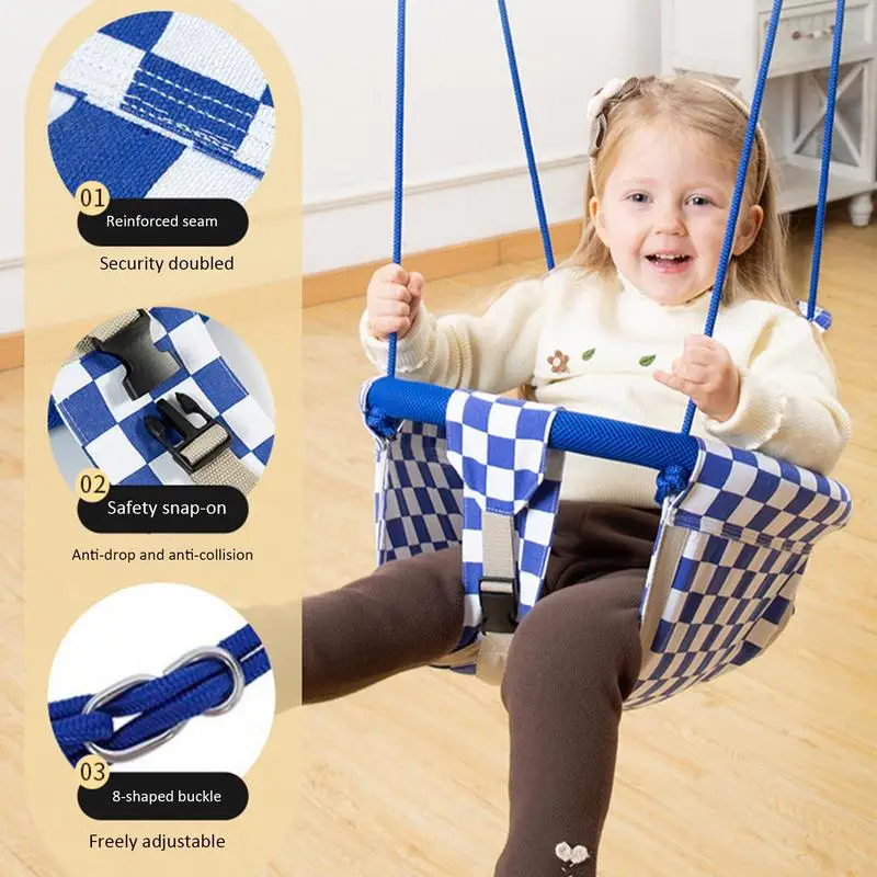 Kids Swings For Outside Funny Playground Swing Toddler Indoor Outdoor Swing Set Backyard Swingset Playground Accessories For 5