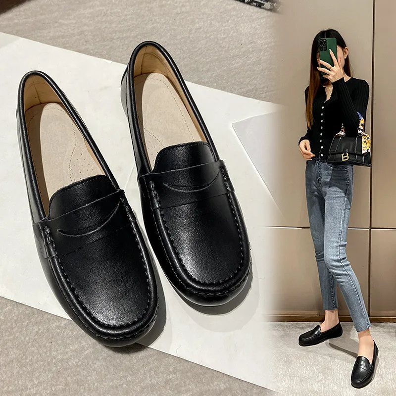 

New Fashion Flats Shoes Women Moccasins Light Slip-On Loafers Spring Autumn Casual Shoes