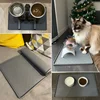 Pet Placemat Dog Food bowl Mat Cat Feed Mat Cat Dog Drinking Feeding Placemat Silicone Waterproof Pet Bowl Pad Feeder Mats 6