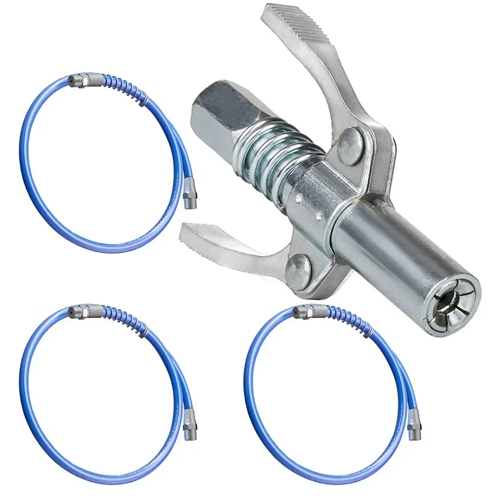 Grease Nozzle 10000 PSI Leak-Free Quick Release Grease Oil Pump Tip Two Press Grease Tip Tool Easy To Push Repair Accessories