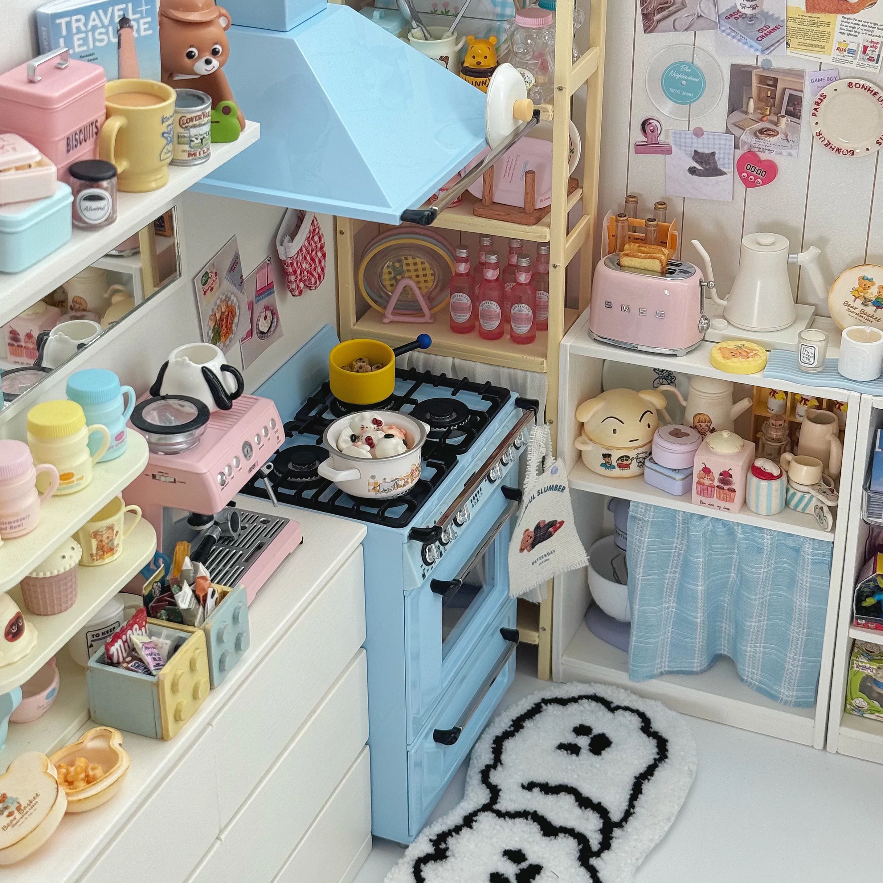 Lien miniature〜kitchen shelf&wearドールハウスに （DIY Miniature 