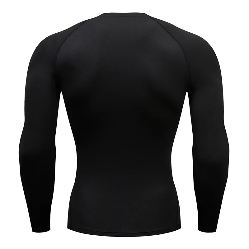 Camiseta deportiva de protección solar para hombre, camisa de compresión de manga larga, ropa de entrenamiento de segunda piel para correr, Rashgarda MMA - Imagen 2