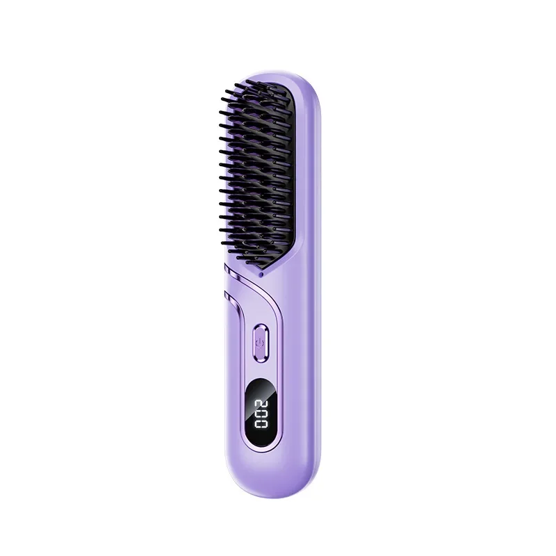 Portable USB Charging Wireless Direct Comb Negative Ion Home Use Straight Hair Clamp Board Straight Curling Dual Purpose New Mod