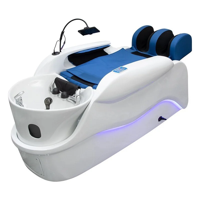 

Fully automatic intelligent massage shampoo bed, hair salon dedicated electric lift bed