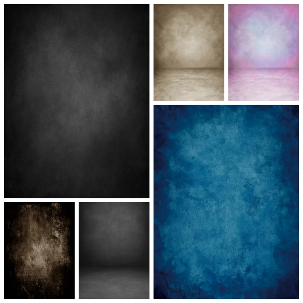 Vinyl Backdrops For Photography Dark Black Gradient Solid Color Fantasy  Texture Pattern Baby Newborn Portrait Photo Backgrounds - Backgrounds -  AliExpress