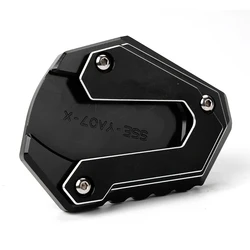 Enhanced Motorcycle CNC Kickstand Extension Pad (Black)
