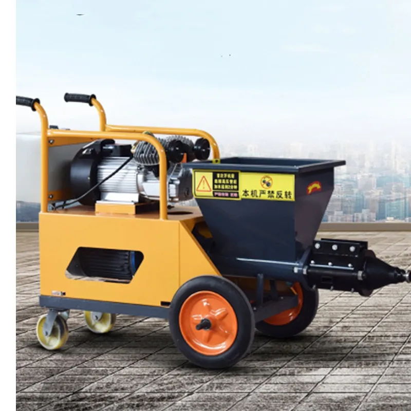 Cement Mortar Spraying Machine Batch Aircraft Putty Lacquer Automatic Wall Machine Aircraft Spraying Machine dmx control 1500w up spraying colorful fog machine professional stage smoke machine with remote control