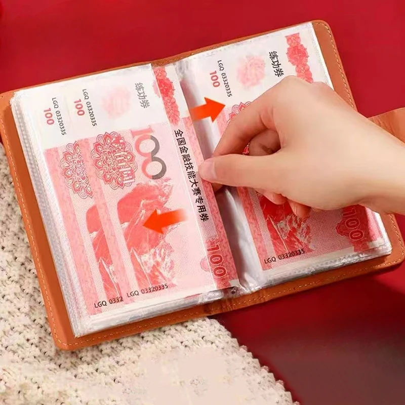 Envelopes Money Saving Challeng Binder 100 Reusable Savings Challenge PU Savings Challenges Sheets With Password Lock cash saving binder