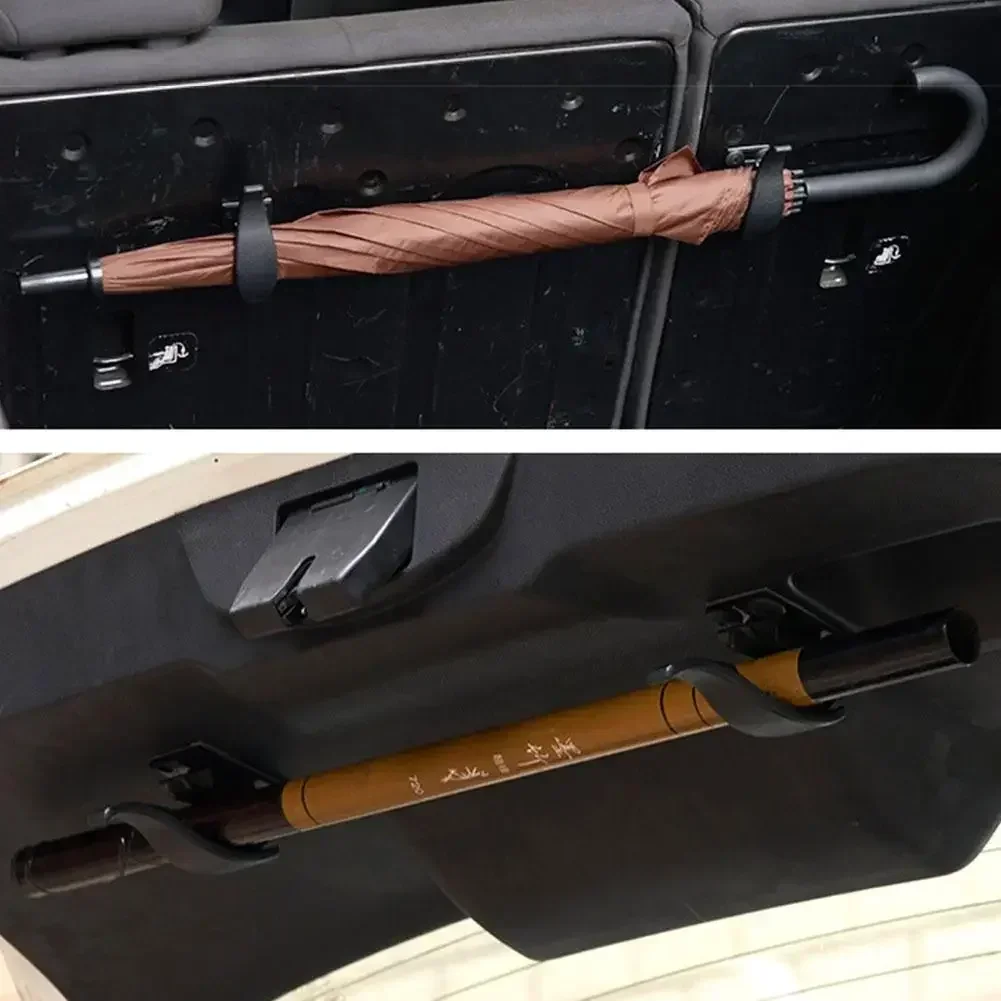 Car Seat Back Hook Multi-purpose Trunk Umbrella Holder Car Umbrella Fixing Bracket Car Seat Back Hook Car Interior Storage