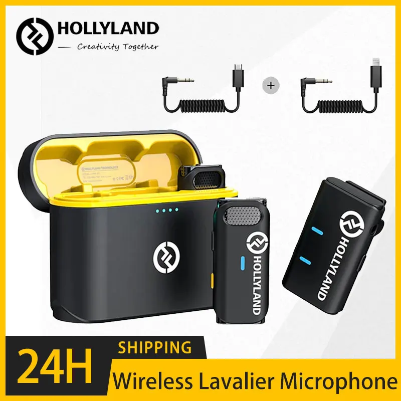 

Беспроводной петличный микрофон Hollyland Lark M1, 2,4 ГГц, футов