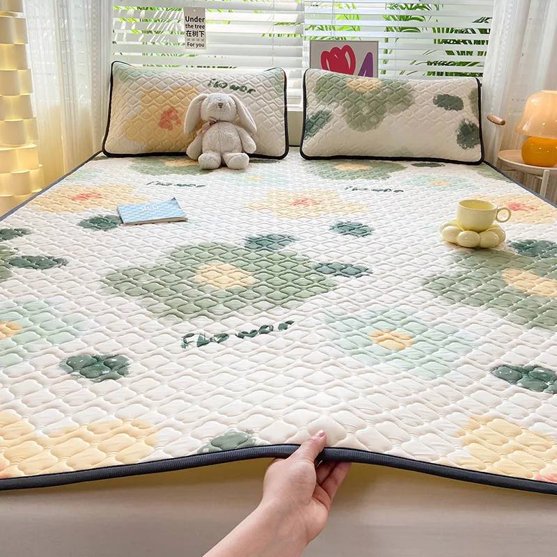 NaturalLatexThickCoolingMatforSummerCoolFeelingRayonMatress