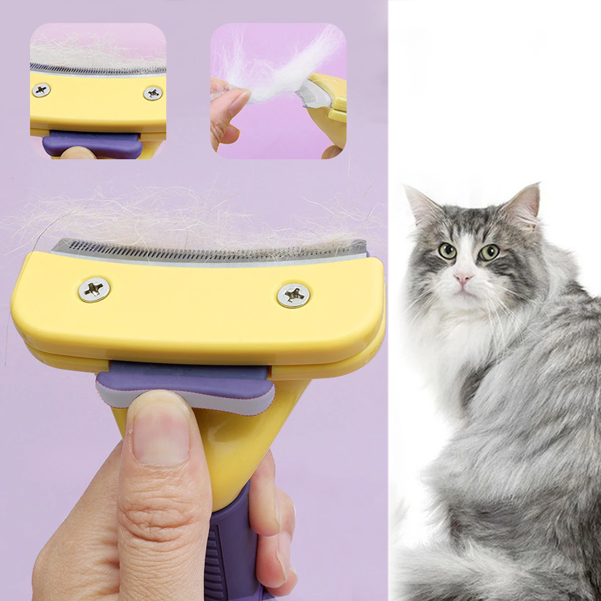 

Combs Cat Hair Remover Dog Brush Grooming Tools Pet Detachable Clipper Attachment Pet Trimmer Combs Supply Furmins for Cat Dog