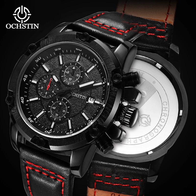 Ochstin 2024 New Fashionable and Gorgeous Navigator Series Original Multi functional Movement Watch Men's Quartz Watch
