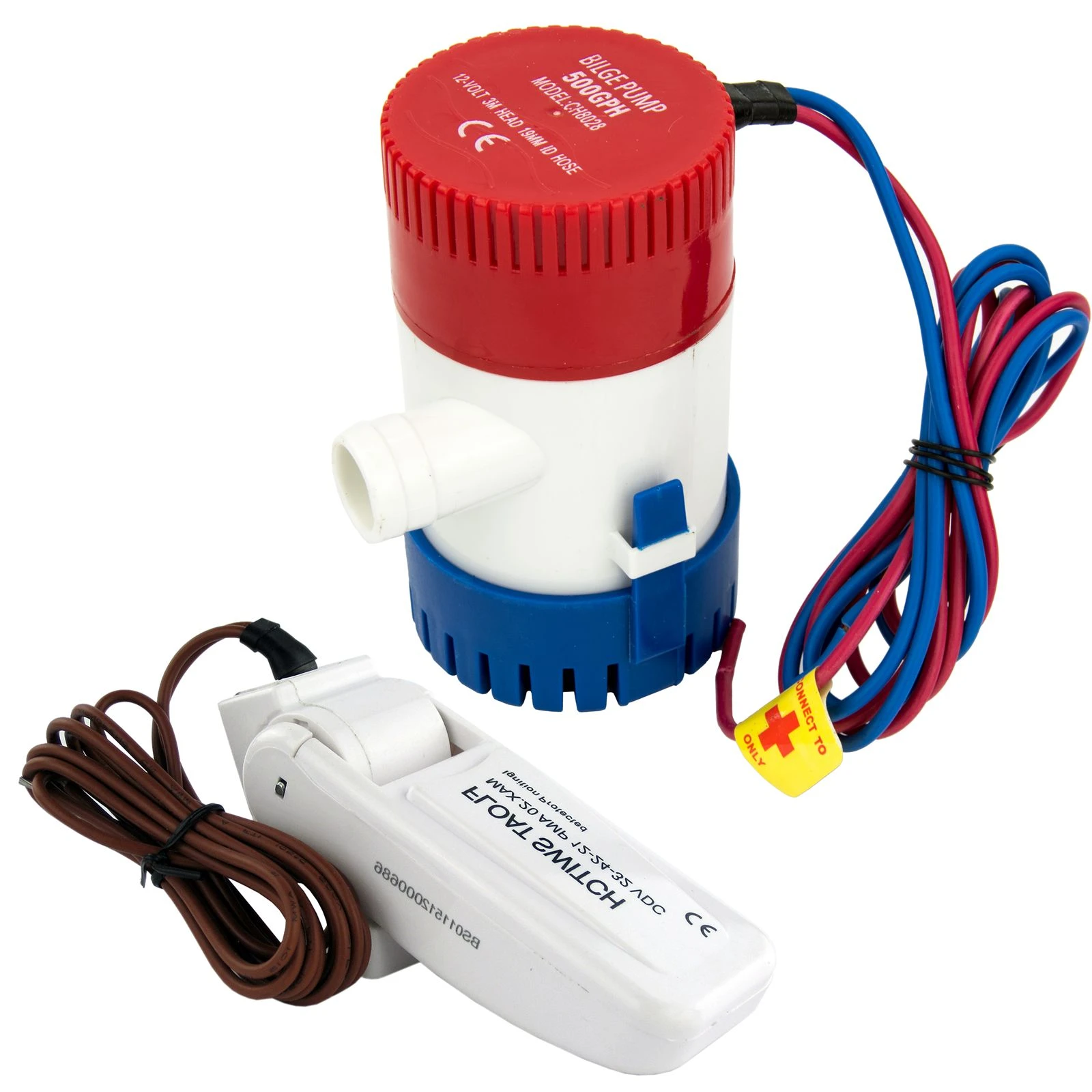 12v 500 Gph Boat Bilge Pump Marine 