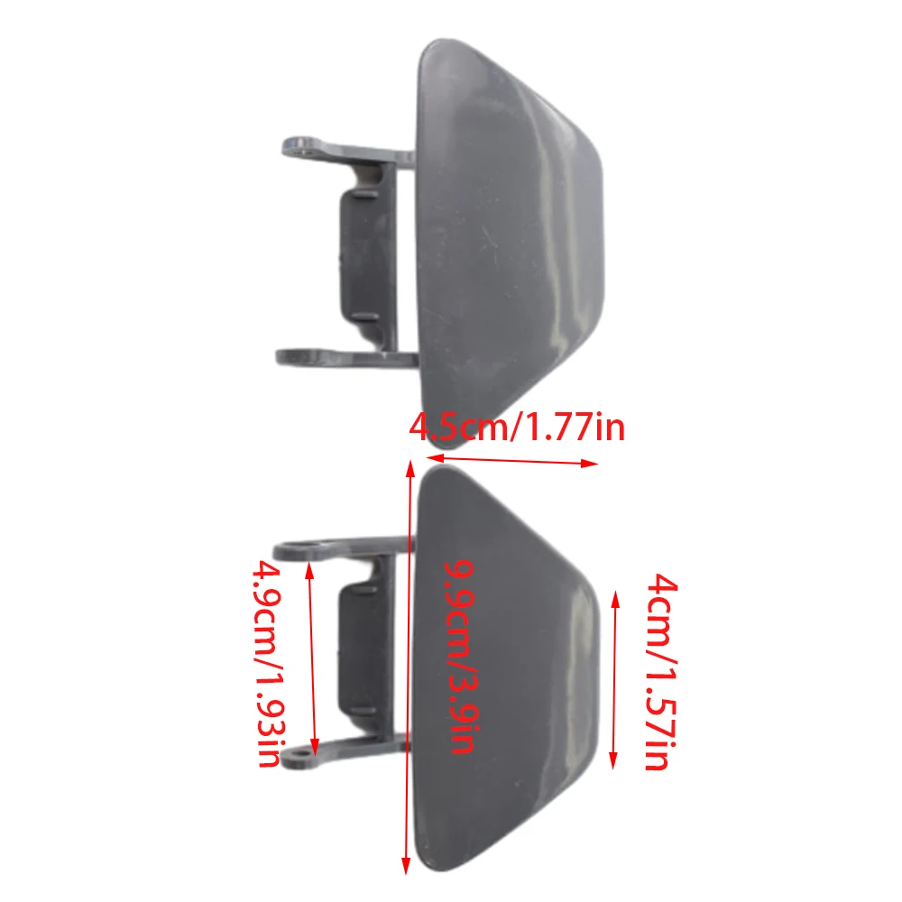 Front Headlight Washer Nozzle Cover Headlamp Water Spray Jet Cap For BMW 535i F10 F18 2014 2015 51117332683 51117332684