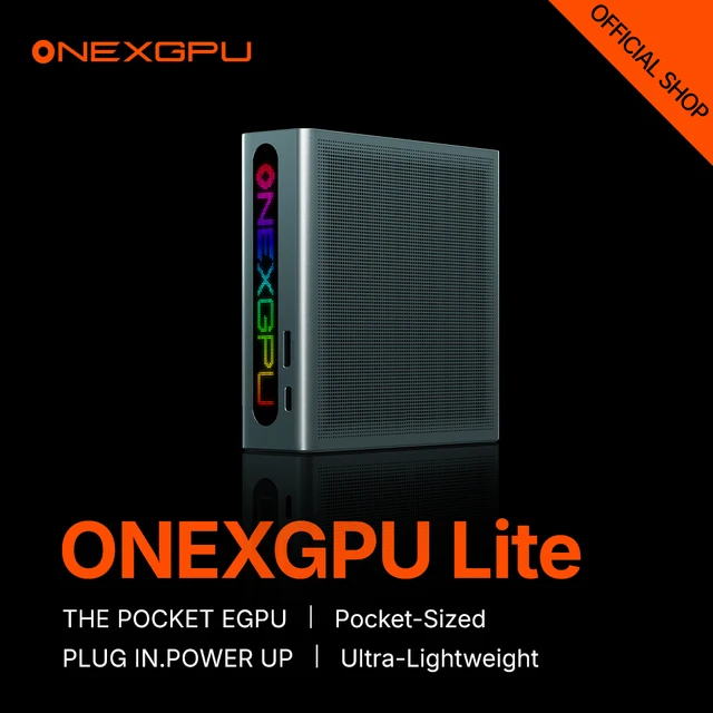 ONEXGPU Lite Vitesse de mémoire jusqu'à 18 Gbps Capacité de mémoire 8 Go Compagnon portable GDDR6 Largeur 128 bits AAA 1