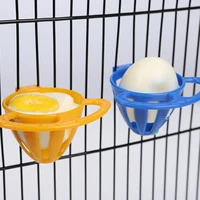 1PC Bird Parrot Feeder Cage Fruit Vegetable Holder Cage Access Hanging Basket Container Toy Pet Parrot Feeder Cage Supplies 1
