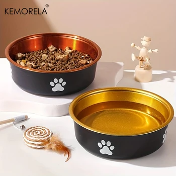 Anti-Slip Dog Bowls Small Medium And Large Dog Feeding Bowls And Water Fountains Stainless Steel Pet Feeders Pet Dog Accessories 4