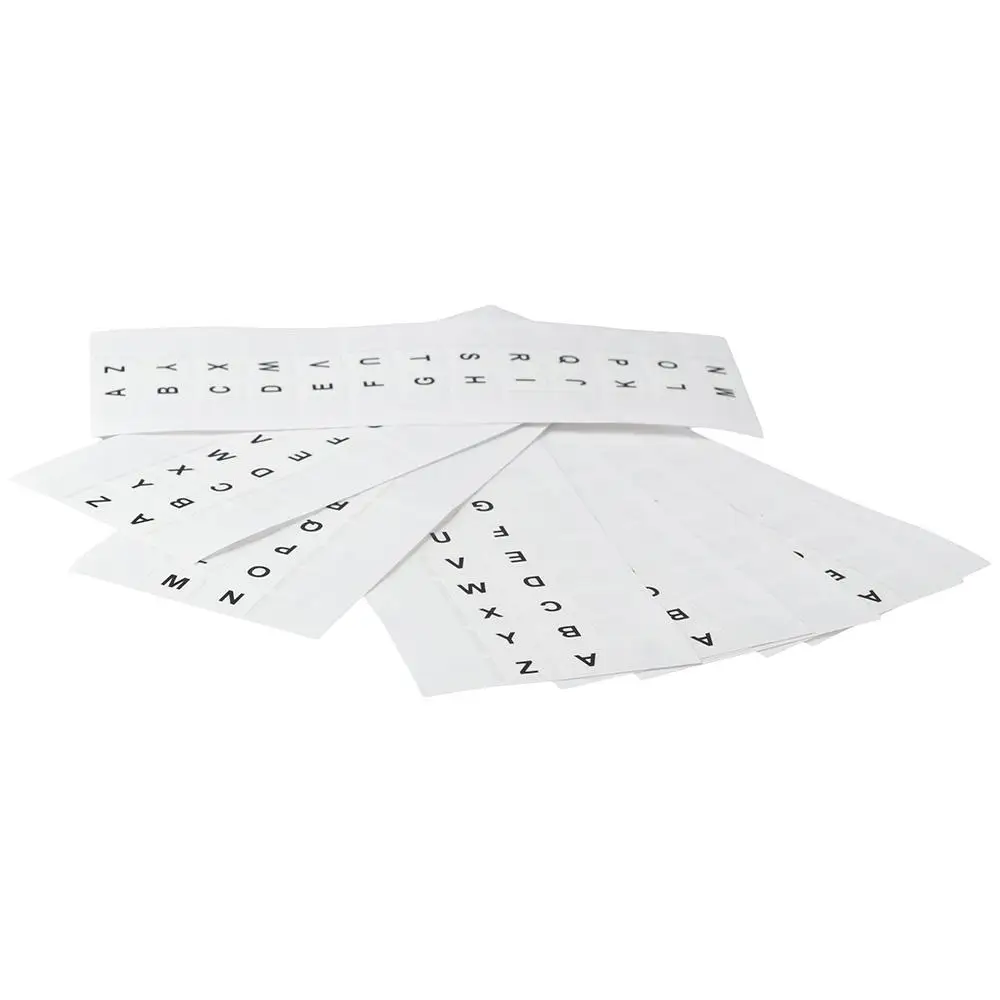 

A-Z Sticky Tabs New Alphabet White Book Tabs 208PCS Self-Adhesive Page Markers Dictionary