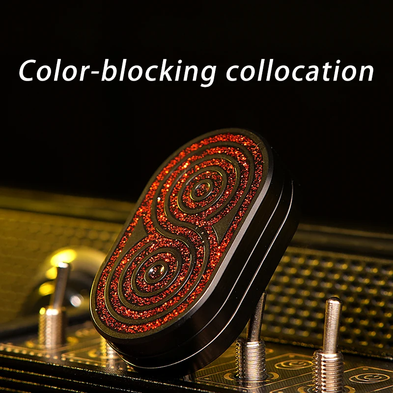 EDC push-slide type metal stress-relieving toys supplementary tools for hyperactivity disorder adult stress-relieving toys fidget toys anti stress toys mini fingertip toy