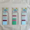 KindFuny 480 Sheets Transparent Waterproof Sticky Note Memo Pads Notepads for School Stationery Office Supplies 6