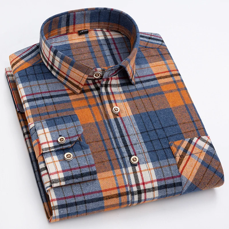 Dress Shirt Male Casual Slim Fit 