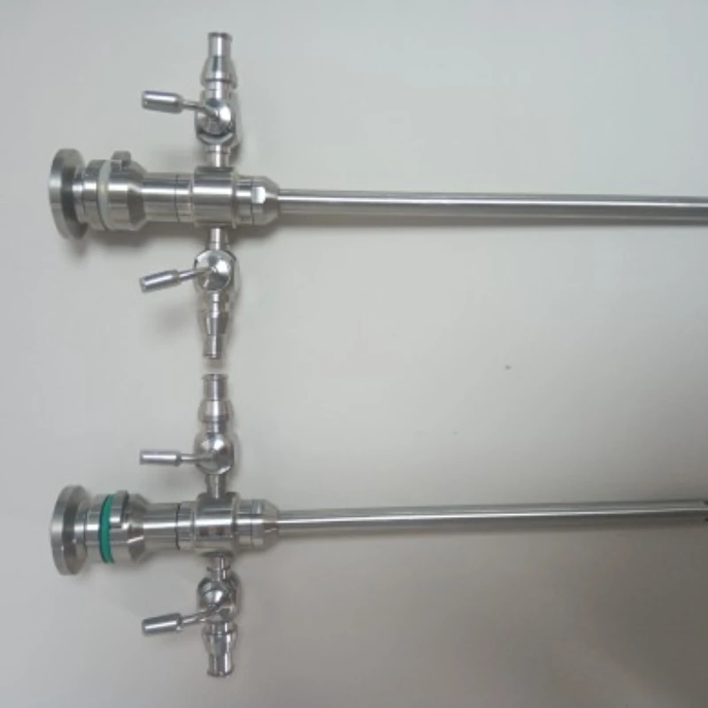 관형 내시경 액세서리, 관절경 칼집 복강경 요도 내시경 금속 밸브