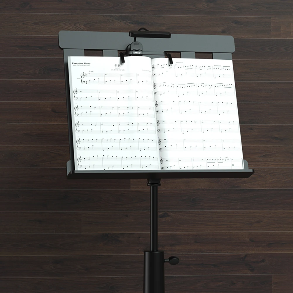 LED Clip On Reading Light with Flexible Neck for Bedside and Music Stand