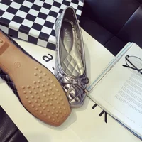 New Fashion Bean Shoes In Spring 2023 Flat Bottom Square Toe Boat Shoes Large Size Shallow Mouth Comfortable Work Shoes 2