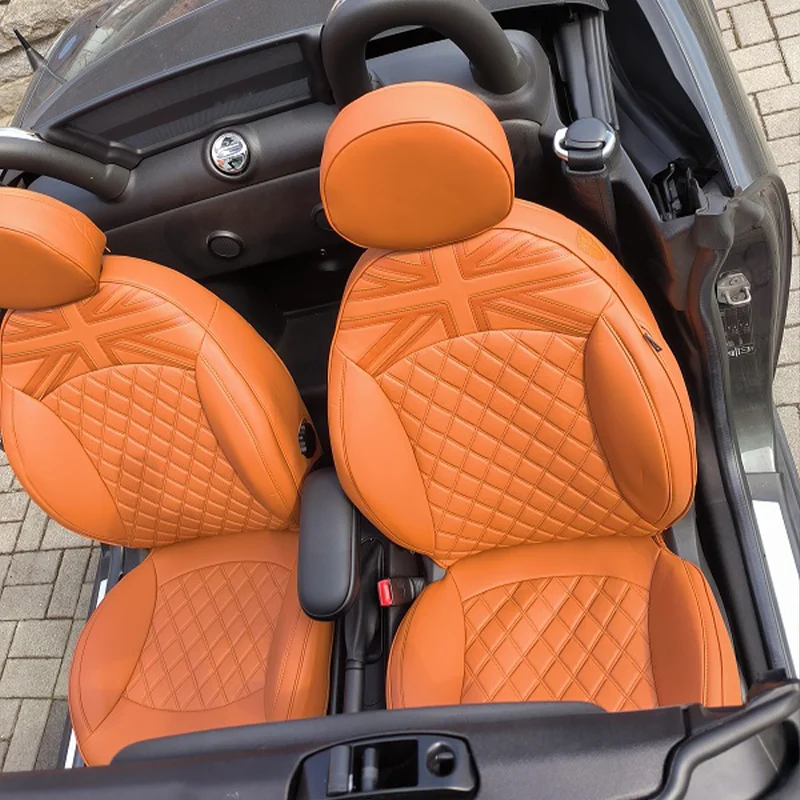 R60 Countryman Full Set Front and Rear Car Seat Cover Cushion Pad