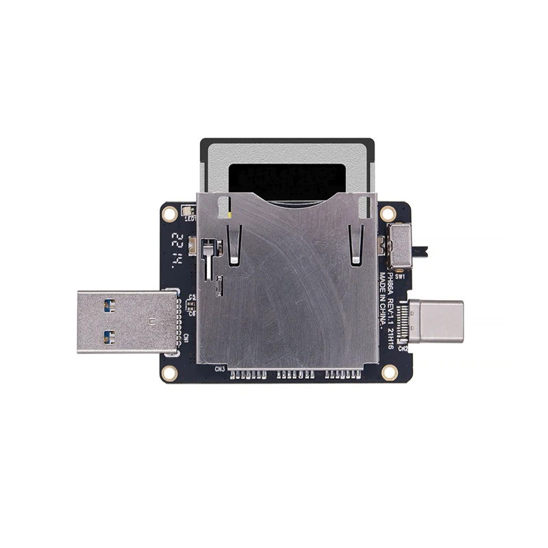

OULLX CF EXPRESS Card Reader CFE USB 3.1 Type C Multifunctional Adapter Card Support OTG Mobile Phones Computer Notebook