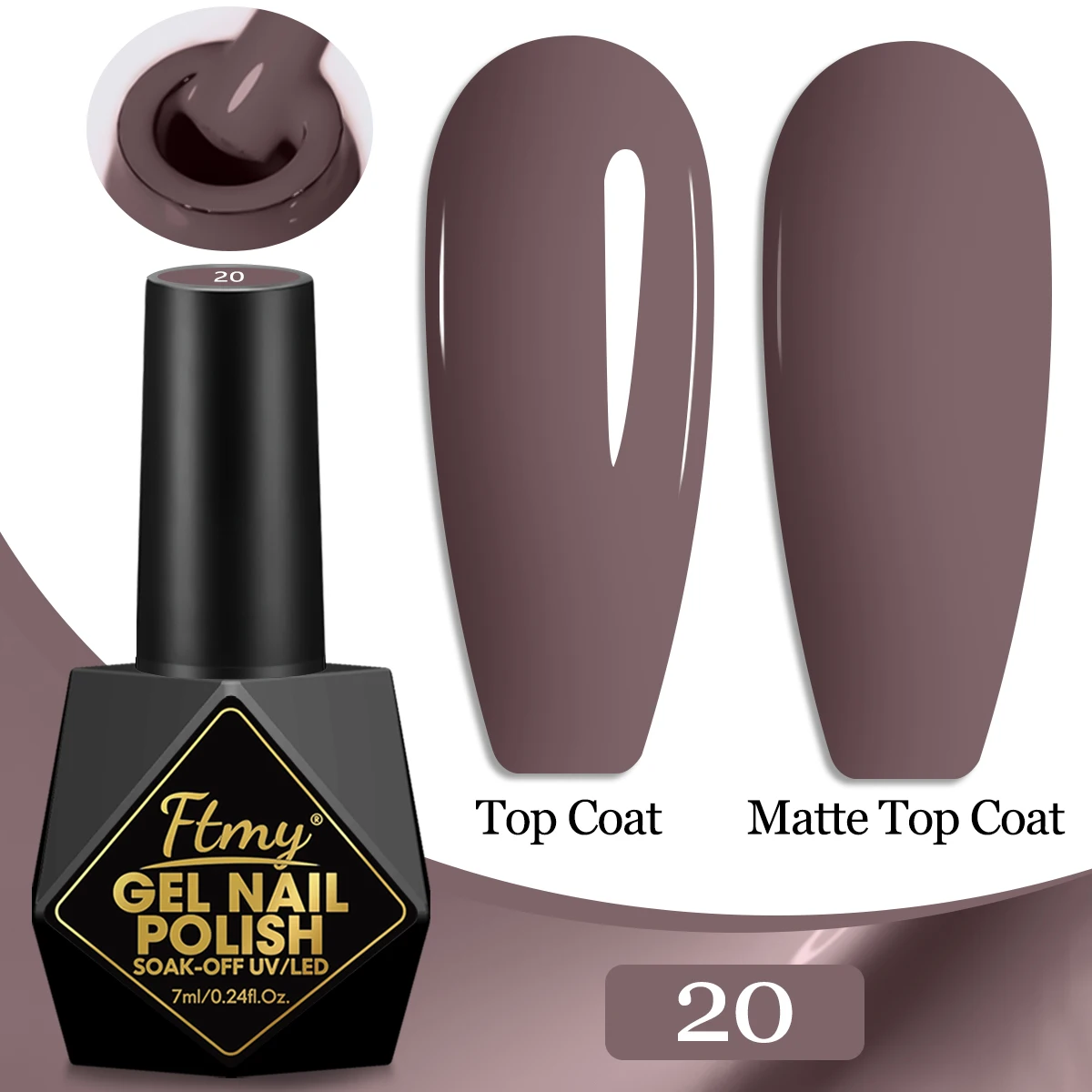 Color Gel Polish Set - Popular Series, 7ml, Vibrant Manicure Collection with Smooth Texture, UV LED Soak Off Semi-Permanent Nail Art