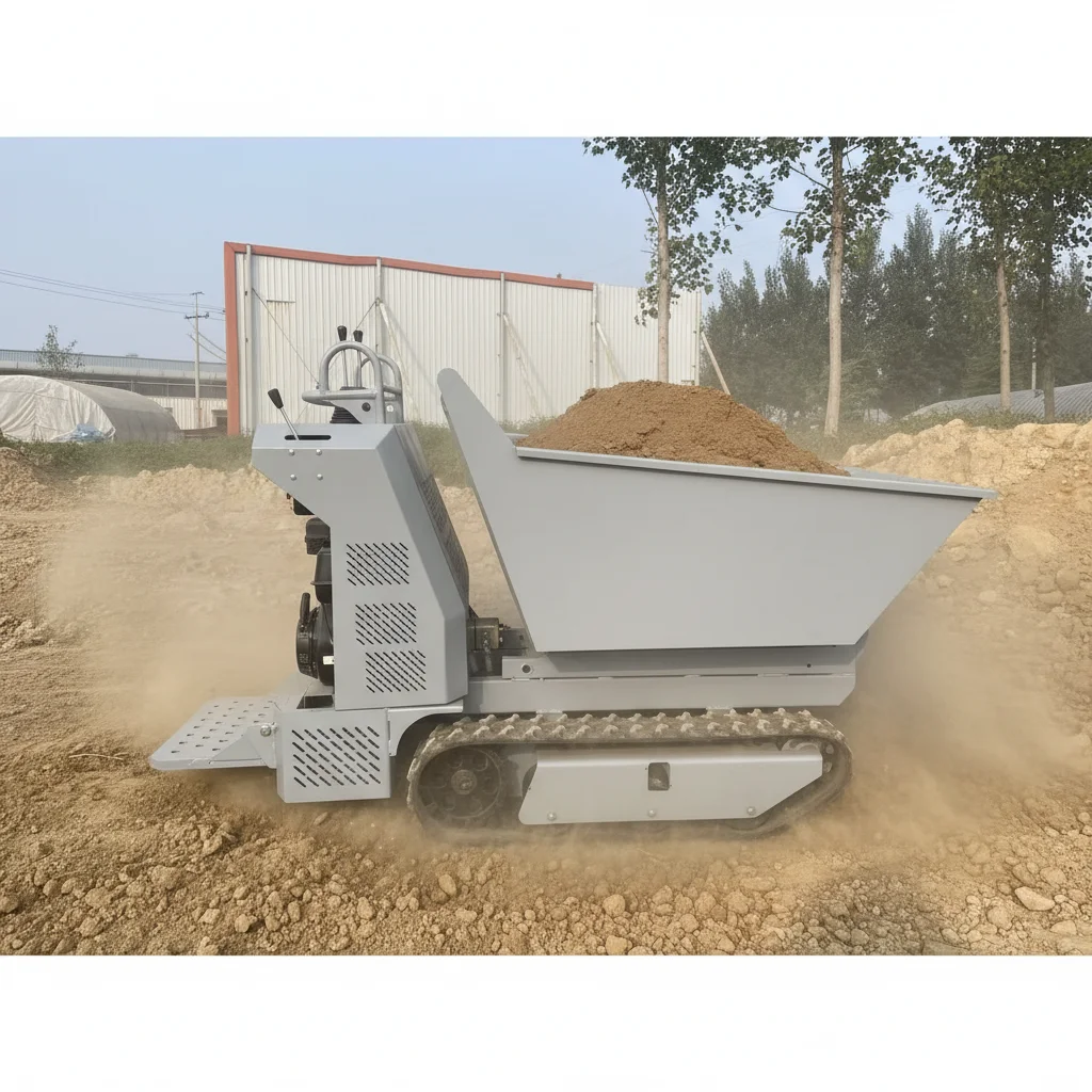 EPA EURO 5 600kg 1000kg Mini-Raupendumper Kleiner Baustellen-Dumper für Landwirtschaft und Bauwesen Bestseller