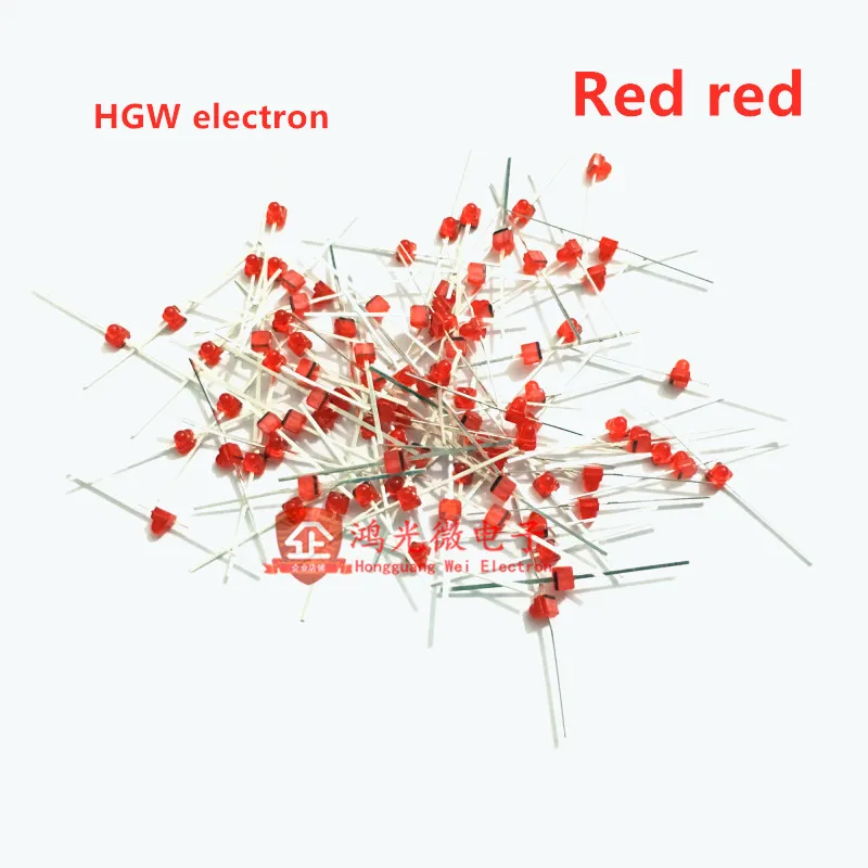 100PCS 1.5MM LED Diode Light White Yellow Red Green Orange Blue Warm ...