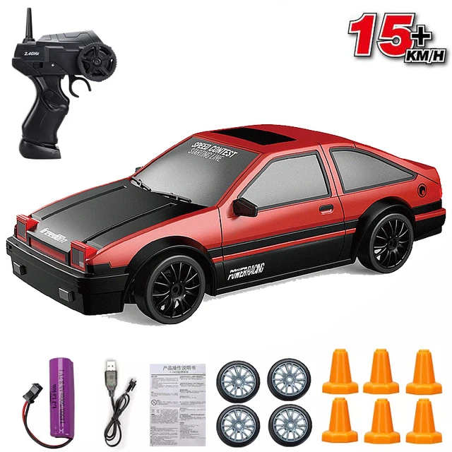 2,4G Drift Rc Coche 4WD de alta velocidad RC Drift Coche de juguete de  control remoto GTR Modelo AE86 Vehículo Coche RC Vehículo de juguete para  niños regalos - AliExpress