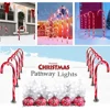 10 Pack Candy Christmas Tree Decoration lights Cane Light Outdoor Garden Wedding Party Decoration Holiday Walkway Patio Garden 3