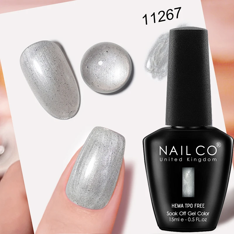 NAILCO Premium Soft Color Gel Polish - Vibrant Semi-Permanent Varnish, HEMA & TPO Free