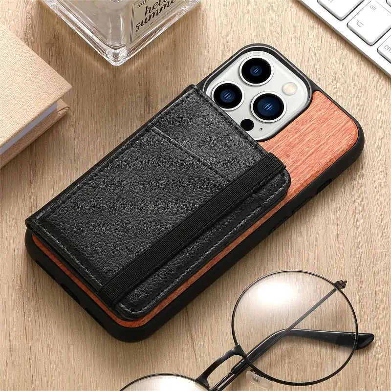 Iphone 12 Leather Case Magnetic Card Holder  Iphone X Mobile Phone Case  Wallet - 2 1 - Aliexpress