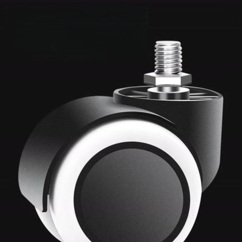 5Pcs Office Chair Wheel Caster 2" 50KG 360 Degree Mute Swivel Castor Furniture Feet Replacement Wheels Roller Rubber