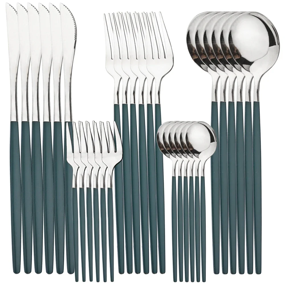 Green silver 30Pcs