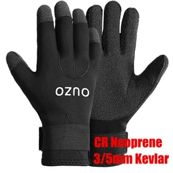 Heavy Duty Kevlar Gloves 3mm/5mm Neoprene Spearfishing Glove Scuba Diving Anti-skid for Free Kayaking