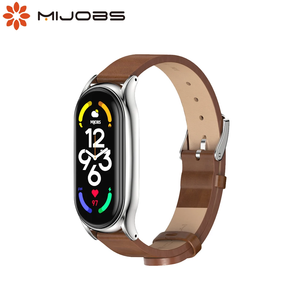 

Strap for Xiaomi Mi Band 7 6 5 4 3 for Mi Band 6 Bracelet PU Leather Wristbands Mi Band 5 Strap Wrist Pulseira Smart Accessories