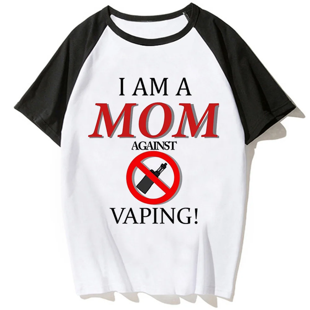 

I am a MOM against VAPING tshirt women Japanese t-shirts female anime 2000s clothes